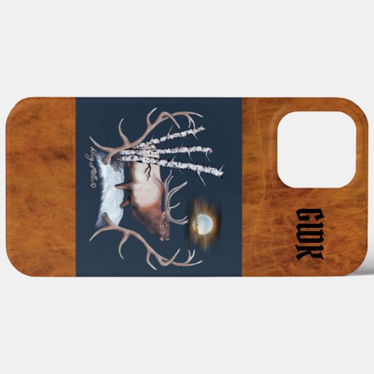 Fall Bull Elk Case-Mate iPhone Case-Mate iPhone Hülle (Rückseite (Horizontal))