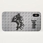 Fall Bull Elk Case-Mate iPhone Hülle (Rückseite (Horizontal))