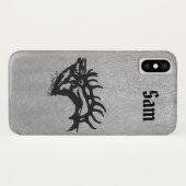 Fall Bull Elk Case-Mate iPhone Hülle (Rückseite (Horizontal))