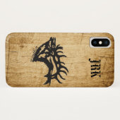 Fall Bull Elk Case-Mate iPhone Hülle (Rückseite (Horizontal))