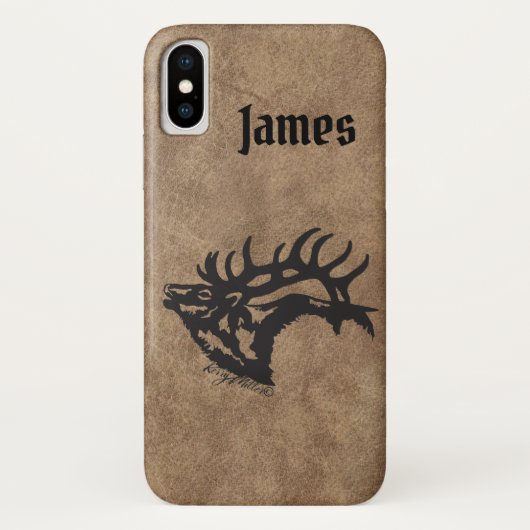 Fall Bull Elk Case-Mate iPhone Hülle (Rückseite)