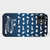 Fall Bunny Hugger iPhone 5 (dunkel/hellblau) Case-Mate iPhone Hülle (Rückseite (Horizontal))