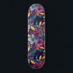Fall Burgund Marine Mustard Wasserfarbe Blume Art Skateboard<br><div class="desc">Dieses elegante und künstlerische Muster ist perfekt für die trendige und stilvolle Frau. Es ist mit handgemalten Beerenbordeaux, Marineblau, Senfgelb, Smaragdgrün, klassisch blauem Wasserfall und Herbst, Blume und Blätter Bouquet-Muster auf einem lila bordeauxfarbenen Hintergrund. Es ist ein künstlerisches, modernes, Land, hübsch, einzigartig und trendy. Stilisieren Sie mit diesem einzigartigen und...</div>