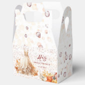 Fall Burgundy Orange Brautparty Geschenkschachtel (Offen)