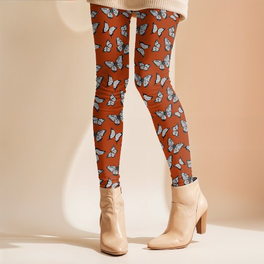 Fall Butterfels Whimsical Halloween-Kern Leggings