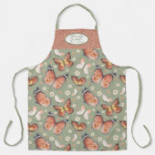 Fall Butterfly BOHO Bläserner Erntedank Schürze (Vorderseite)