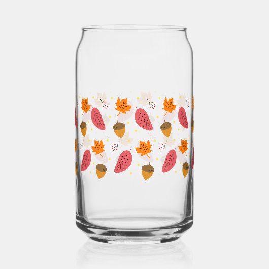Fall Can Glass Fall Home Decor Fall Vibes Dosenglas (Vorderseite)