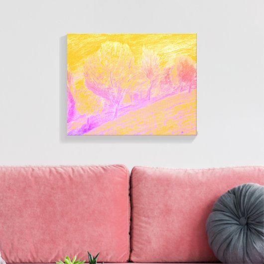 Fall Canvas Print Leinwanddruck (Insitu (Wohnzimmer))