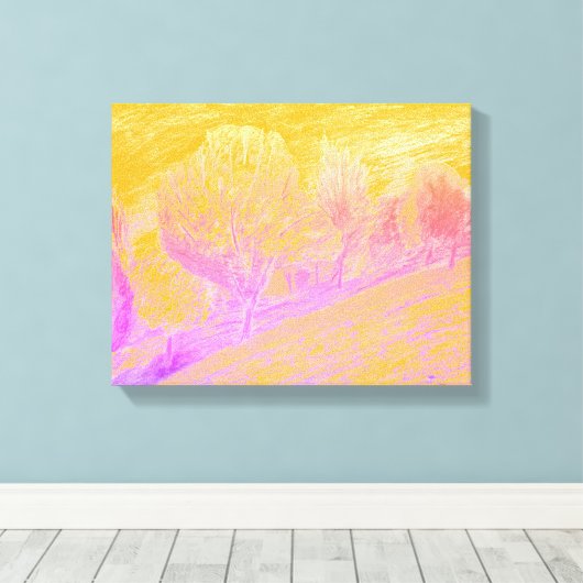 Fall Canvas Print Leinwanddruck (Insitu (Holzboden))