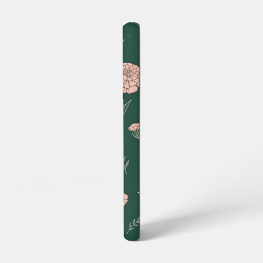 Fall Carnation Bloom Galaxy S22 Samsung Galaxy Hülle (Linke Seite)