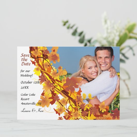 Fall Cascade Ankündigung Datum freihalten (Stehend Vorderseite)