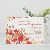 Fall Cascade Einladung (Stehend Vorderseite)