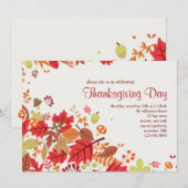 Fall Cascade Einladung (Vorne/Hinten)