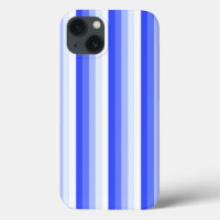 Fall Case-Mate iPhone (Royal Blue Shadow Stripes)