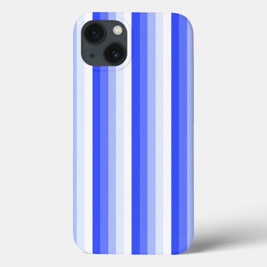 Fall Case-Mate iPhone (Royal Blue Shadow Stripes) Hülle (Rückseite)