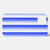 Fall Case-Mate iPhone (Royal Blue Shadow Stripes) Hülle (Rückseite (Horizontal))