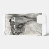 Fall "Charcoal Still Life Case-Mate Phone" iPhone Hülle (Rückseite (Horizontal))