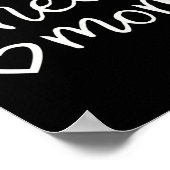 Fall Cheerleader Mama Cheerleader Mama Mothe Poster (Ecke)