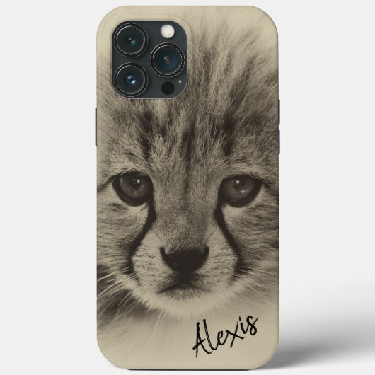 Fall Cheetah Cub Case-Mate iPhone Hülle (Rückseite)