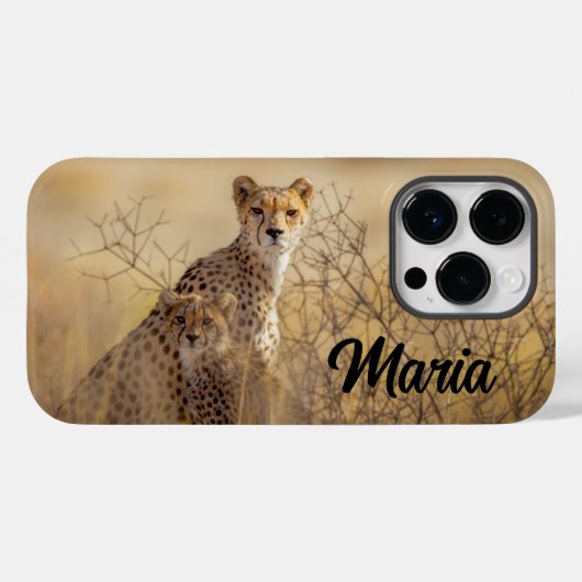 Fall Cheetahs Case-Mate iPhone Hülle (Rückseite (Horizontal))