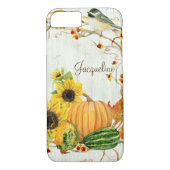 Fall Chickadee Sonnenblume Pumpkin Bittersweet Lea Case-Mate iPhone Hülle (Rückseite)