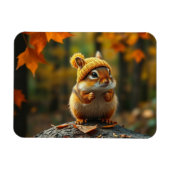 Fall Chipmunk Magnet (Horizontal)