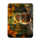 Fall Chipmunk Magnet (Vertikal)