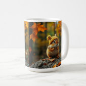Fall-Chipmunk-Tasse Kaffeetasse (VorderseiteRechts)