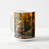 Fall-Chipmunk-Tasse Kaffeetasse (Vorderseite Links)