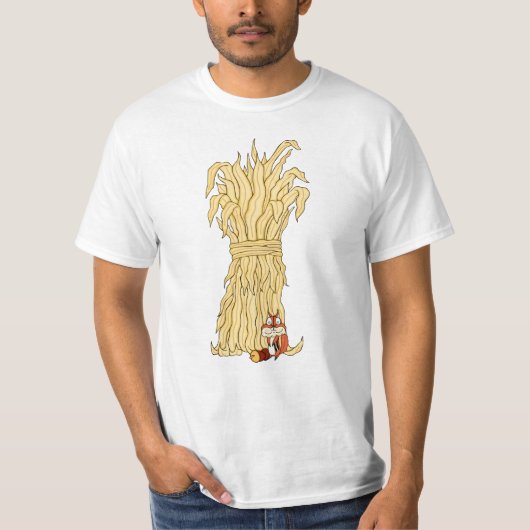 Fall Chipmunk und Haystack T-Shirt (Vorderseite)