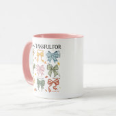 Fall Christlicher Erntedank Tasse (Vorderseite Links)