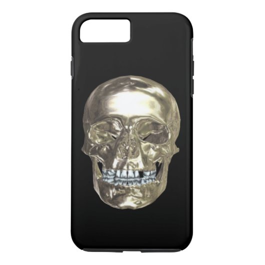 Fall Chrome Skull iPhone 7 Case-Mate iPhone Hülle (Rückseite)