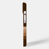 Fall Classic Stripes Monogram iPhone 15 Case-Mate iPhone Hülle (Rückseite / Links)