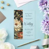 Fall Clay Floral Wedding Acryleinladungen (In Situ (Hochzeit))