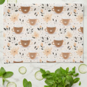 Fall Coffee Break Geschirrtuch (Gefaltet)