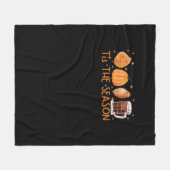 Fall Coffee Niedlich Lover Halloween Pumpkin Latte Fleecedecke (Vorderseite (Horizontal))