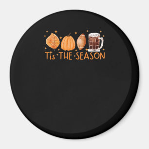 Fall Coffee Niedlich Lover Halloween Pumpkin Latte Magnet