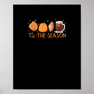 Fall Coffee Niedlich Lover Halloween Pumpkin Latte Poster