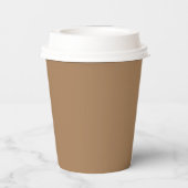 Fall Coffee Paper Cup mit Lid Pappbecher (Rückseite)