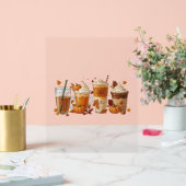 Fall Coffee Pumpkin Acrylschild (Hochzeit)