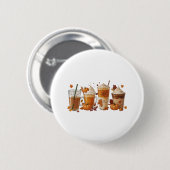Fall Coffee Pumpkin Button (Vorne & Hinten)