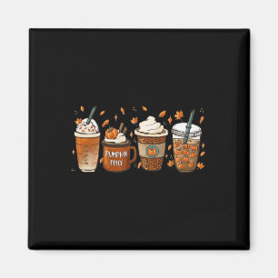 Fall Coffee Pumpkin Gewürz Junkie Latte Herbst Cof Magnet