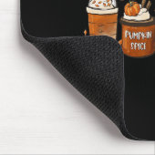 Fall Coffee Pumpkin Gewürz Junkie Latte Herbst Cof Mousepad (Ecke)