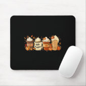 Fall Coffee Pumpkin Gewürz Latte Drinks Herbst als Mousepad (Mit Mouse)