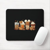 Fall Coffee Pumpkin Gewürz Latte Iced Warm Cosy Au Mousepad (Mit Mouse)