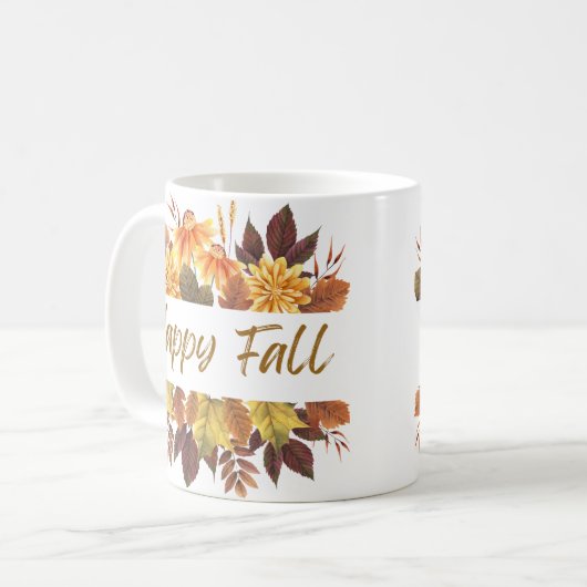 Fall Coffee Tasse (Vorderseite Links)