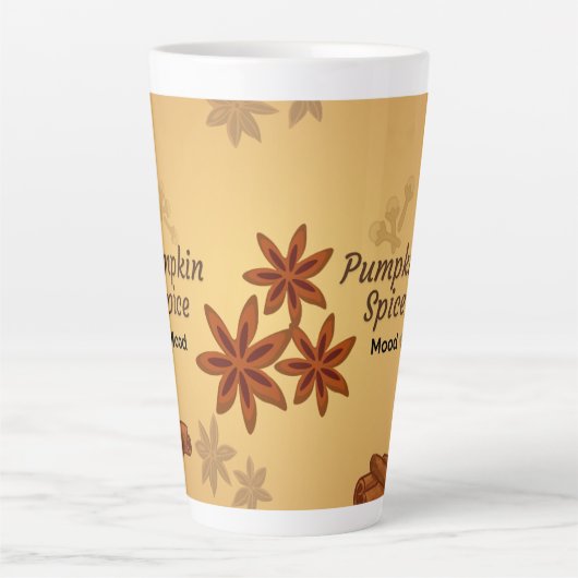 Fall Coffee Tasse - "Pumpkin Spice Mood" (Vorderseite)
