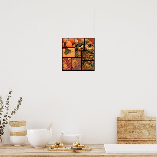 Fall Collage Poster (Küche)
