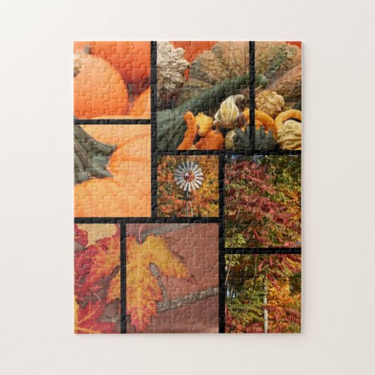 Fall Collage Puzzle (Vertikal)