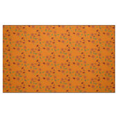 Fall Collection Bright Orange Blumen Leaf Muster Stoff (Fat Quarter (45,7 x 55,9 cm))